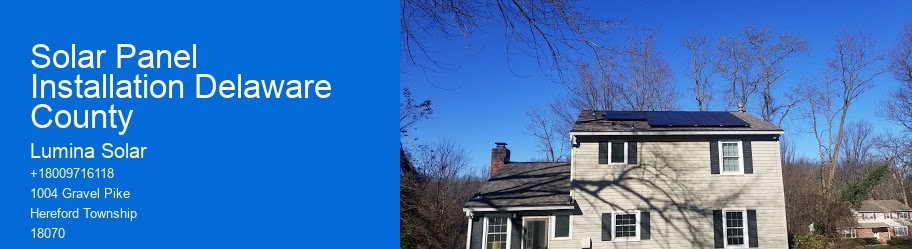 Solar Panel Installation Delaware County